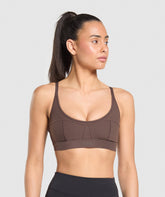 Superset Sports Bra Deep Brown