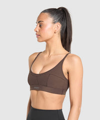 Superset Sports Bra Deep Brown