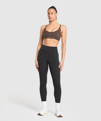 Superset Sports Bra Deep Brown