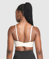 Superset Sports Bra Soft White