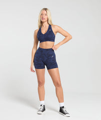 Adapt Camo Sports Bra Midnight Blue/Ash Blue