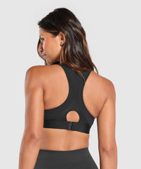 Hybrid Sports Bra Black
