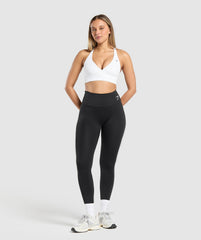 Wrap Sports Bra White