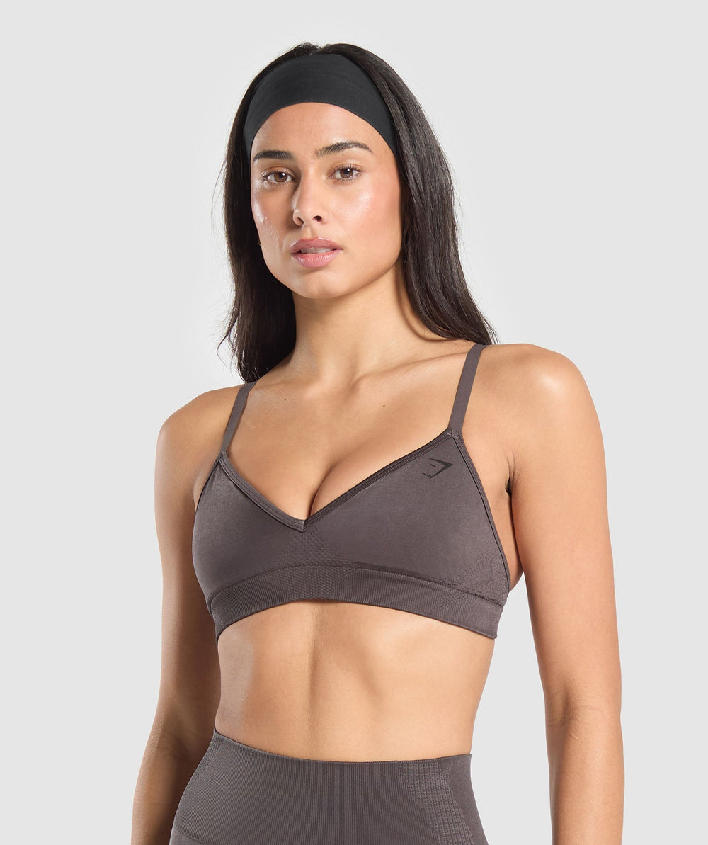 Vital Shine Limited Edition Sports Bra Greyed Purple