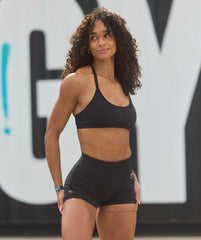 Adapt Fleck T-Back Bra Black