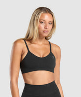 Luxe Seamless Bralette Coal Marl