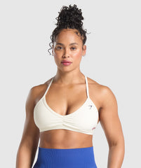 Syd Grows Minimal Sports Bra Soft White