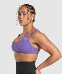 Back Gains Sports Bra Stellar Purple