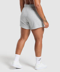 Strength Department Graphic Shorts Light Grey Core Marl