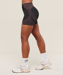 Diffuse Seamless Shorts Black/Calm Pink