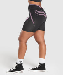 Apex Lift Seamless Shorts Darkest Purple/Sour Pink