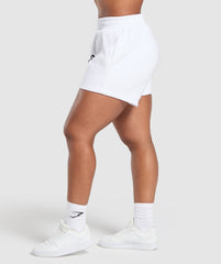 Strength Department Graphic Shorts White
