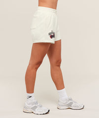 Cherry Graphic Short Soft White