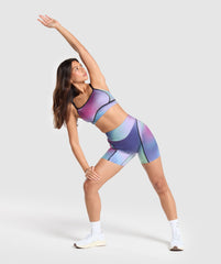 Contour Shorts Mystic Lilac/Black