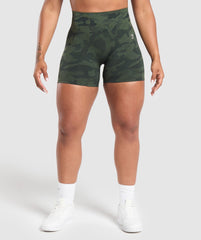 Adapt Camo Seamless Shorts Victory Green/ Force Green