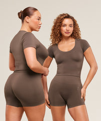Soft Sculpt Shorts Walnut Brown