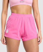 Your Plate or Mine Cotton Shorts Physical Pink