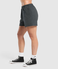 Strength Department Graphic Shorts Asphalt Grey