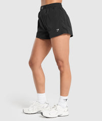 Buckle Waisted Shorts Black