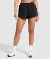Fleece Shorts Black
