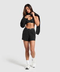 Fleece Shorts Black