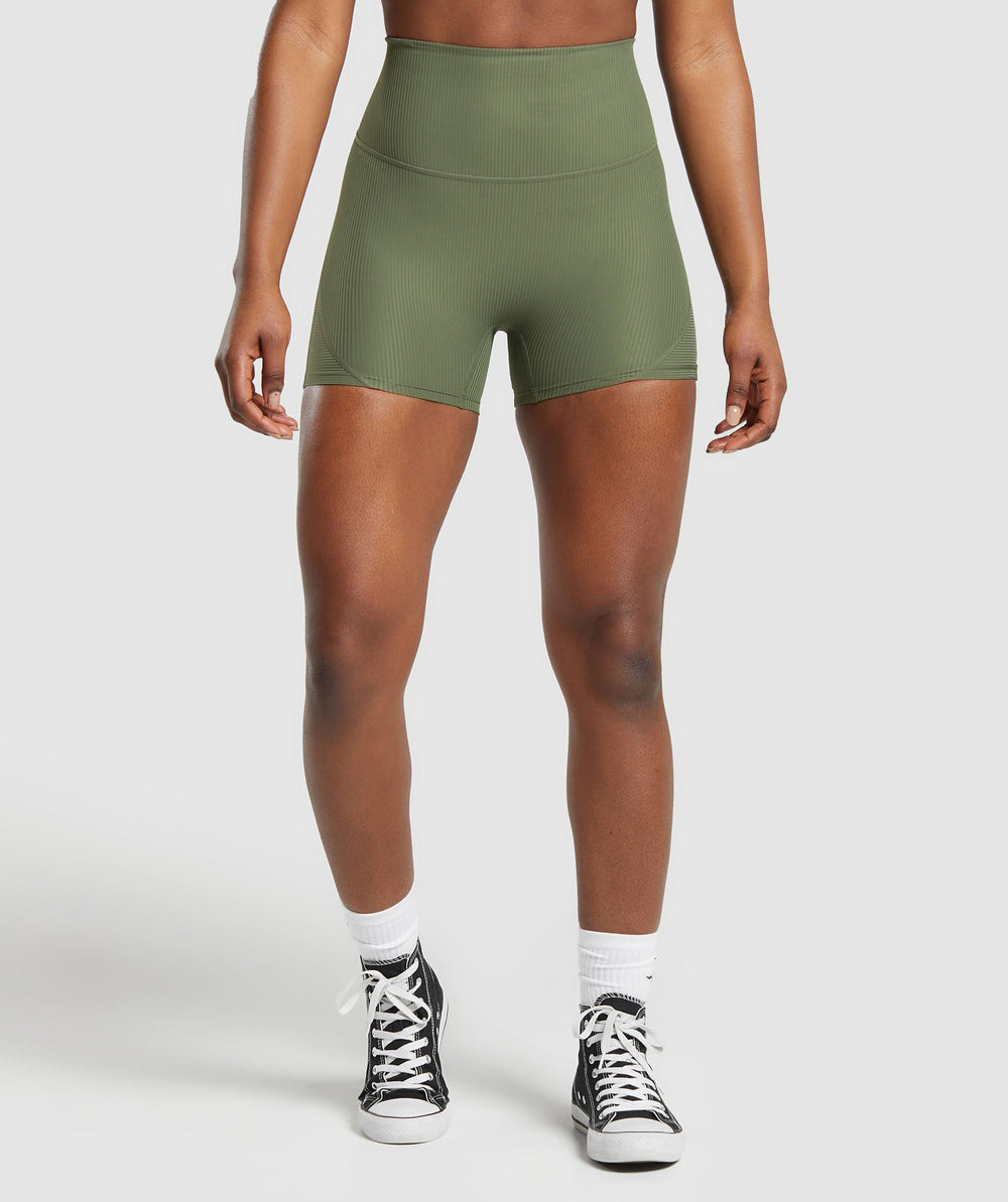 Ribbed Shorts Core Olive