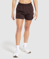 Training Fleece Shorts Heritage Brown