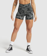 Legacy Printed Shorts Pitch Grey