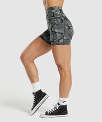 Legacy Printed Shorts Pitch Grey
