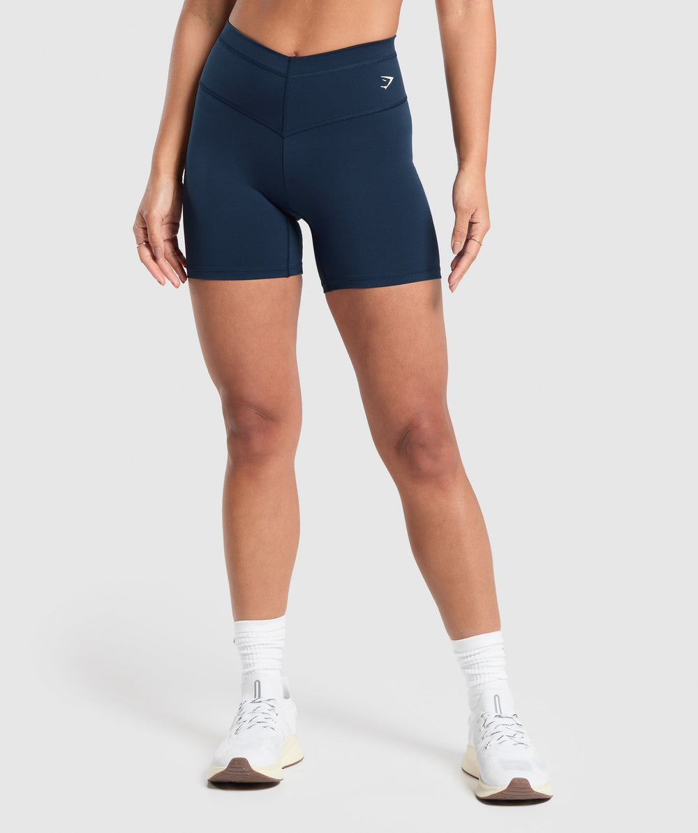 Everyday Front V Waistband Shorts Navy