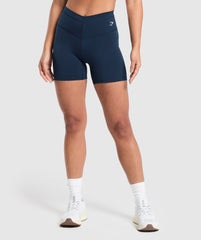Everyday Front V Waistband Shorts Navy