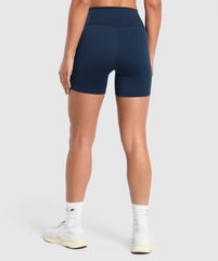Everyday Front V Waistband Shorts Navy