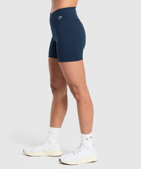 Everyday Front V Waistband Shorts Navy