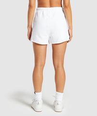 Loopback Sweat Shorts White