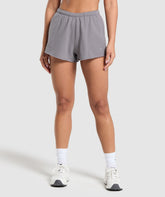 Fleece Shorts Medium Grey