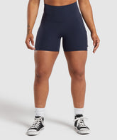 Legacy Logo Tight Shorts Heavy Blue