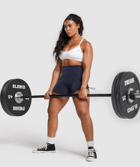 Legacy Logo Tight Shorts Heavy Blue