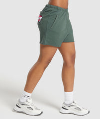 Tattoo Shorts Slate Teal