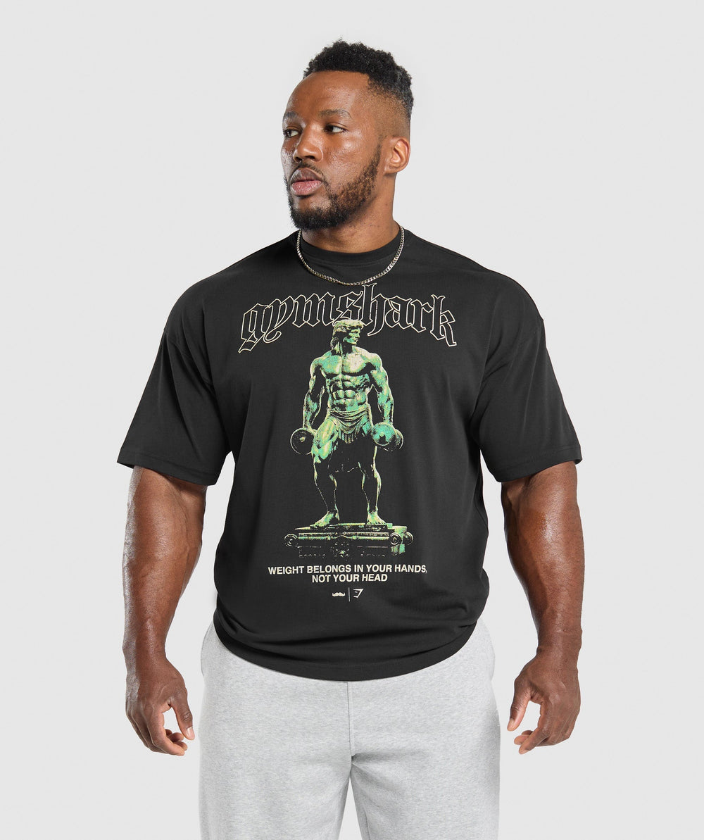 Movember Graphic T-Shirt Black