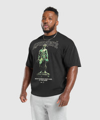 Movember Graphic T-Shirt Black