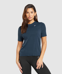 Everyday Seamless T-Shirt Navy