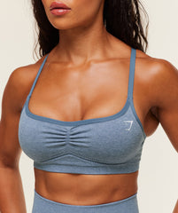 Lift Seamless Sports Bra Worn Blue/Peri Blue Marl