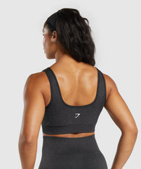Adapt Fleck Sports Bra Black/Smokey Grey