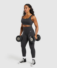 Adapt Fleck Sports Bra Black/Smokey Grey