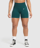 Lift Seamless Shorts Functional Teal/Black Marl