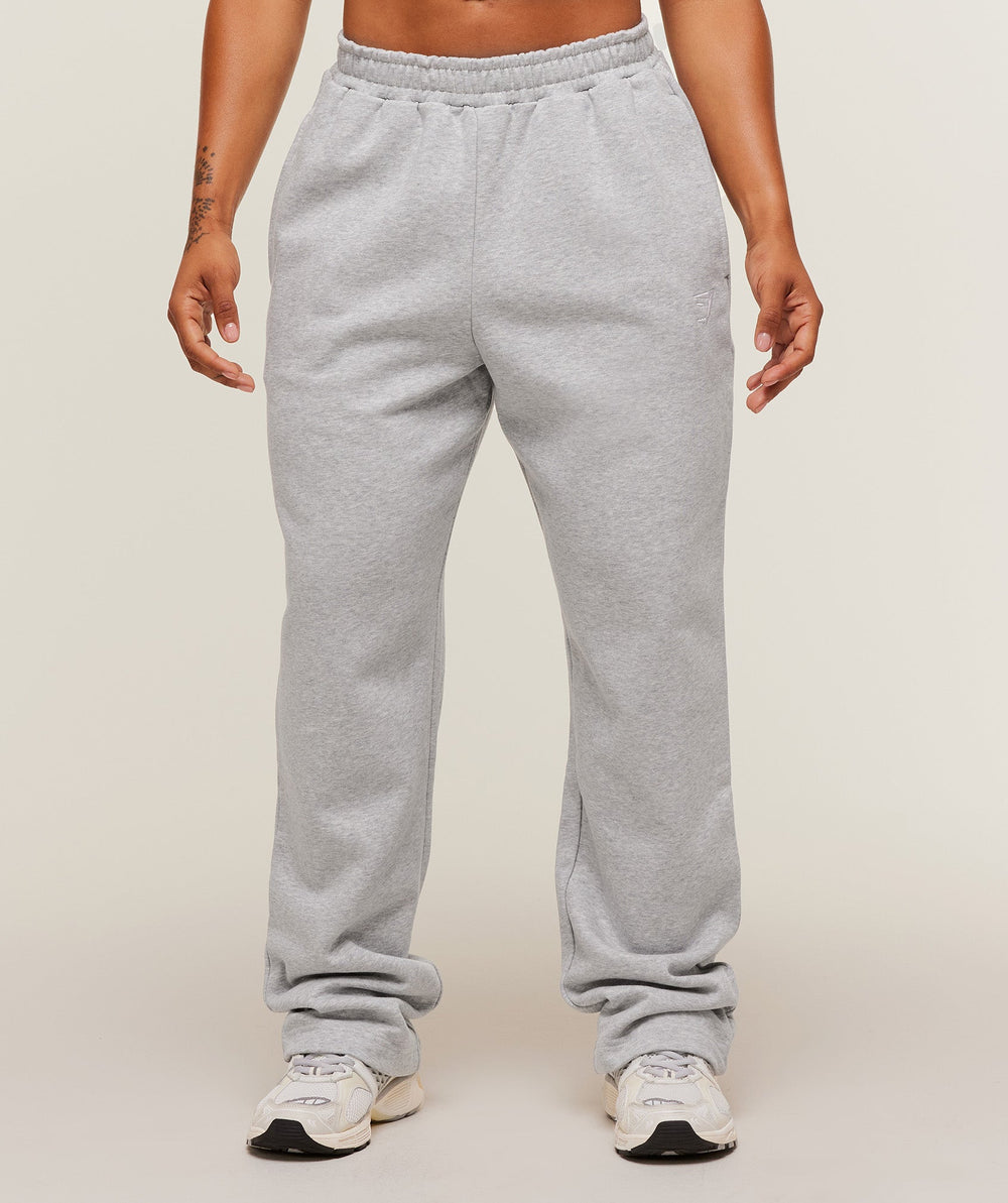 Training Fleece Straight Leg Short Pant Light Grey Core Marl