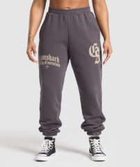Lifting Essentials Oversized Joggers Greyed Purple