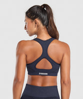 Sport Seamless Sports Bra Heavy Blue/Iron Blue