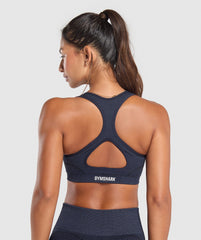 Sport Seamless Sports Bra Heavy Blue/Iron Blue
