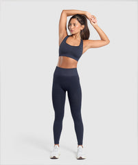 Sport Seamless Sports Bra Heavy Blue/Iron Blue